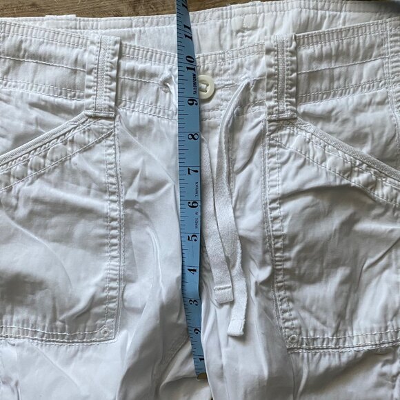 White Cotton Cargo Pant - Picture 8 of 11